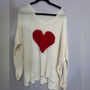 Heart sweater